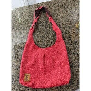 New Hope Girls Red Textured Hobo Shoulder Bag - Artisan Handcrafted